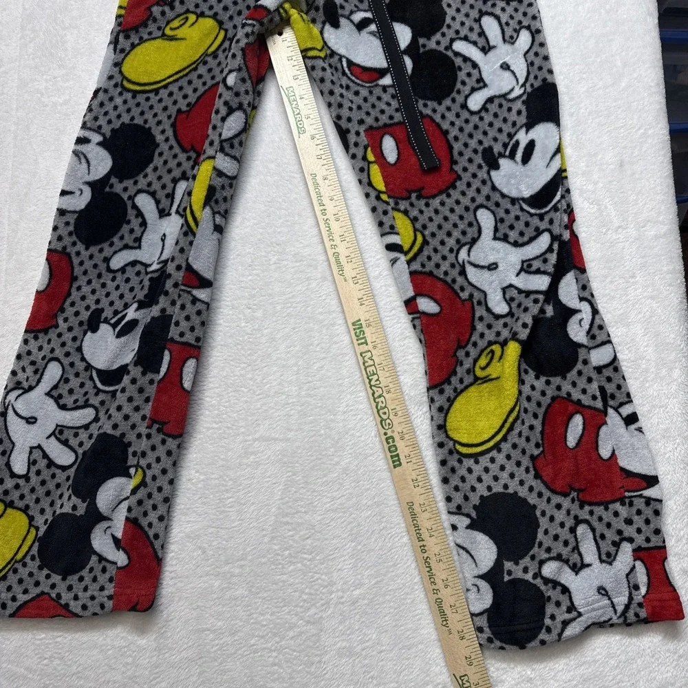 Disney Mickey Mouse Woman's Large Fleece Sleep Pants Size L (12-14) Sleepwear - Picture 4 of 15